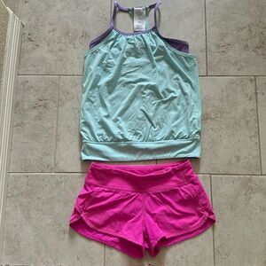 Ivivva athletics girls lululemon outfit set